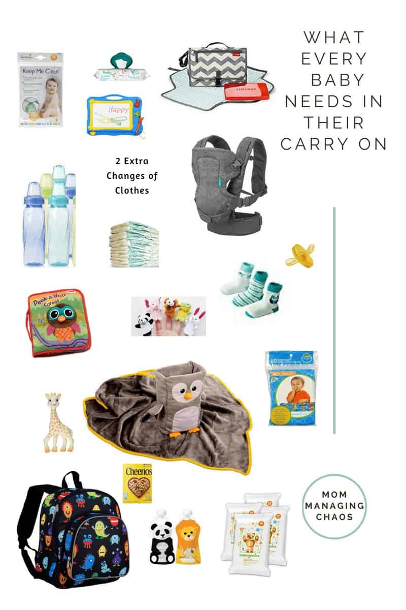 The Carry On Essentials for a Baby