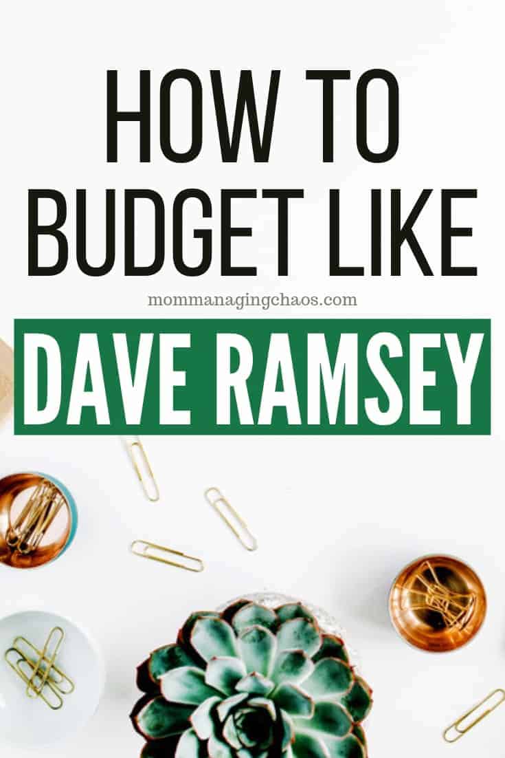 Dave Ramsey Budget Percentages Pie Chart