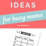 bullet journal ideas for mom pinterest pin
