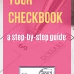 balance your checkbook pinterst pin