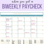 biweekly budget pinterest pin