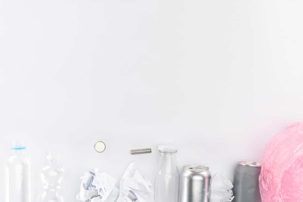 cans and bottles to recycle