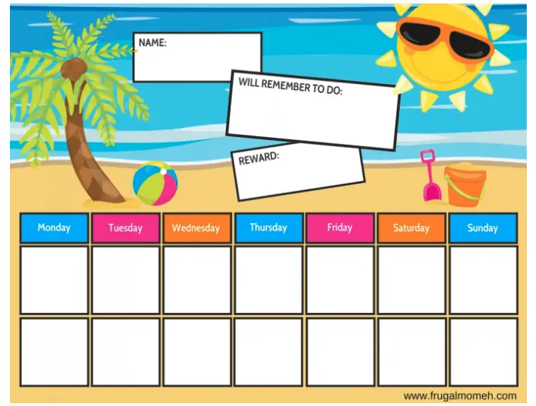 chore chart for toddlers with pictures