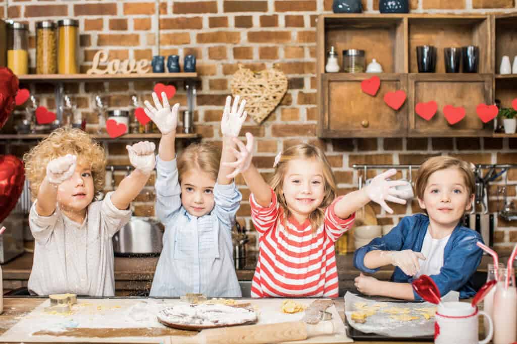kids cooking