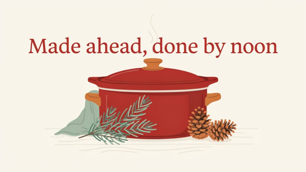 drawing of a crockpot